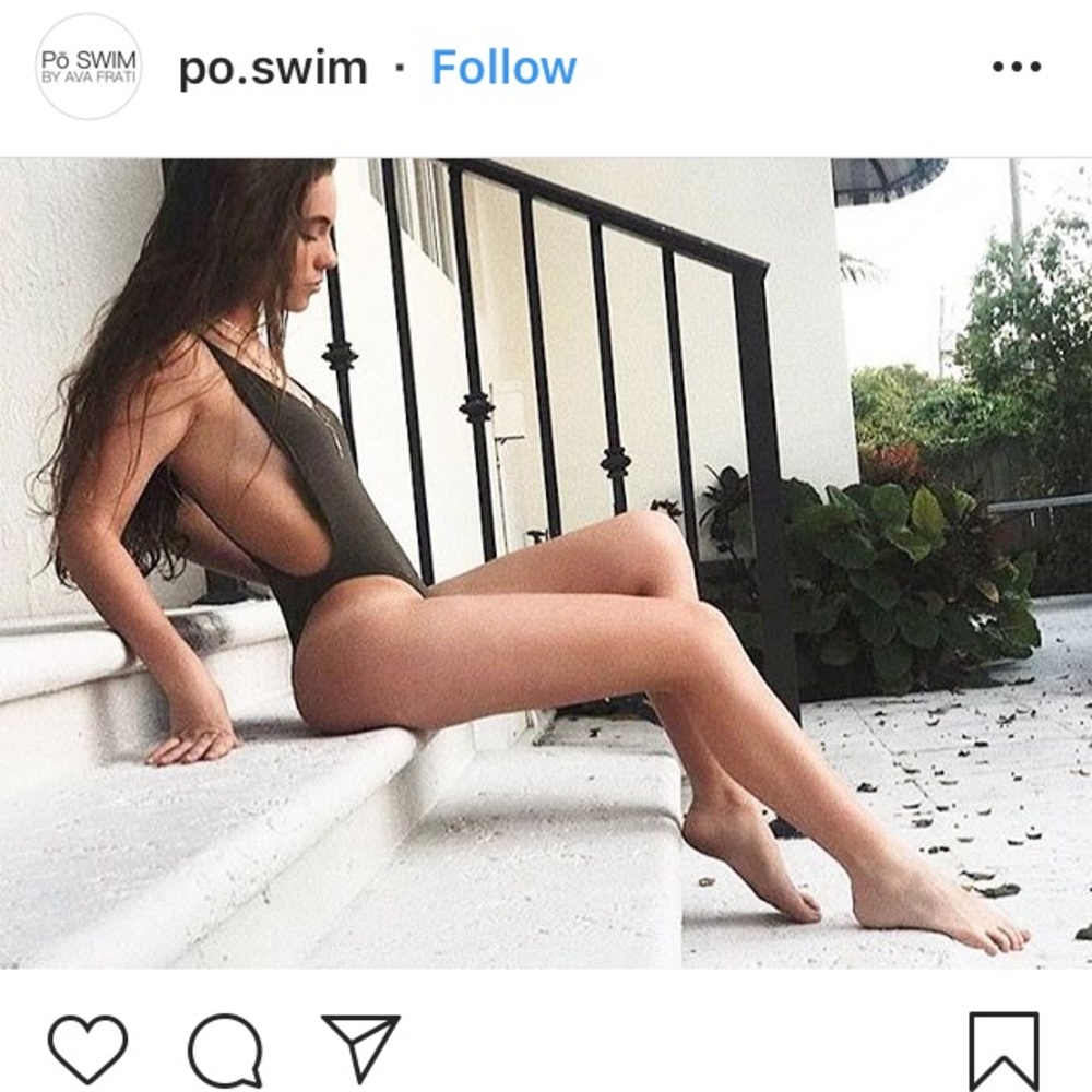 PōSwim gray suit M